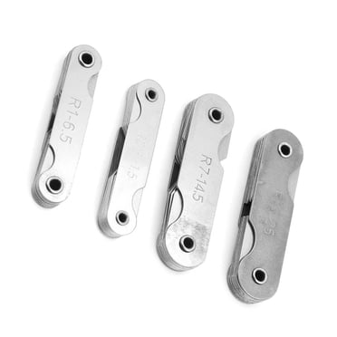 Set De Herramientas Radius Fillet Gauge Set 4 Stks Rvs R0.3-1.5 R1-6.5 R7-14.5 R15-25 Set Roscas