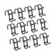 thumbnail image 5 of 12 ganchos para toallas para colgar sobre la puerta, soporte multiusos para toallas ducha, ganchos para para puertas vidrio sin . Negro, 5 of 8