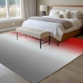 thumbnail image 5 of Area Rug 72×108in, Modern Red Grey Abstract Geometric Art Floor Carpet Living Room Rug, Ombre Minimalism Non-Slip Welcome Mat Indoor Rugs for Bedroom Dining Room, 5 of 9