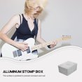 thumbnail image 3 of 1pc Aluminum Stomp Box Case Guitar Pedal Enclosure Replacement (Silver), 3 of 9