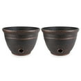 thumbnail image 1 of Liberty Garden 1925 Banded High Density Resin Hose Pot, Antique Bronze (2 Pack), 1 of 12