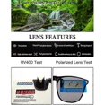 thumbnail image 3 of Clip-on Sunglasses - 3 Pairs Oversized Polarized Clip-on Sunglasses for Men and Women, 3 of 5