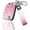 Gradient Pink, variant on Key Fob Cover Compatible with Fit for Audi A1 Sportback, Key Chain, Gradient Pink Bling, Flip Key Case, Compatible with VW Skoda, Keychain Case Holder Protector,Gradient Pink