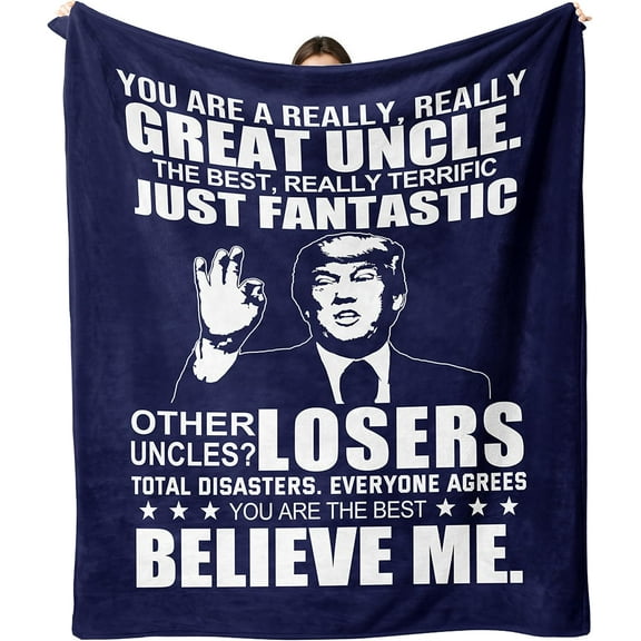 Gifts for Uncle, Uncle Birthday Gifts, Uncle Gifts from Niece Nephew, Birthday Gifts for Uncle, Gifts for Uncle from Niece Nephew, Uncle Gifts for Birthday Christmas Throw Blanket 60"X50"