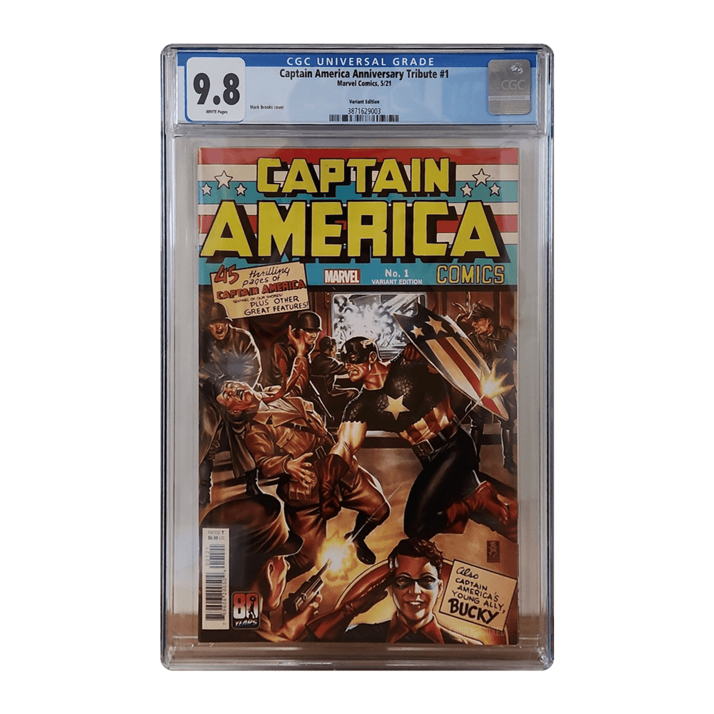 Cover of Captain America Anniversary Tribute #1