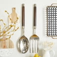 thumbnail image 2 of DecMode Silver Aluminum Spoon and Fork Utensils Wall Decor (2 Count), 2 of 7