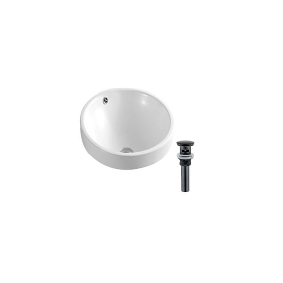 DROP Bath and Kitchen DR091349 Bathroom Vessel Sink Set