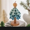 thumbnail image 2 of Decoraciones de Árbol de Navidad Árbol de Navidad Tapicera Aislada para el Hogar Ornamento de Mesa de Madera Maciza Ornamentos de Decoración Del Hogar de Navidad Ornamentos de Árbol de Navidad, 2 of 3