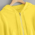 thumbnail image 5 of Womens Cute Workout Cropped Zip Up Drawstring Hoodie Sweatshirt Jacket,Women's Casual Full Zip Crop Top Hoodie Sweatshirt Jacket,Womens Cropped Hoodies Zipper Jackets Sweatshirts Tops, 5 of 5