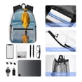thumbnail image 4 of Vsdgher Monk Walking On Water Unisex Large Capacity Bookbag, Schoolbag, Casual Daypack for High School, College, Teens, Travel, Work, 4 of 6