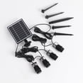 thumbnail image 5 of De una a cuatro luces solares para exteriores, focos para césped, patio, piso, luces de jardín con control de luz de colores de 3 W, luces LED para piso, 5 of 5