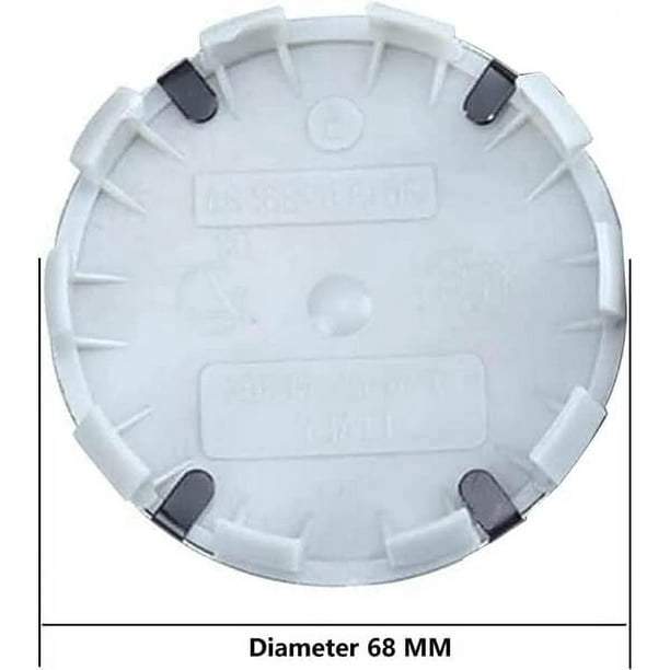 Capuchons de moyeu Central de Roue de Voiture Diamètre extérieur 56 mm  Diamètre intérieur 53 mm Couvercle de moyeu modifié pour Voiture 4 pièces,  pour