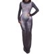 thumbnail image 1 of Vestido De Mujer Con Estampado De Cuerpo Vestido de manga larga Slim Fit Body-Shaping Atuendo Cóctel (Negro S) Ygjytge para Mujer Negro T L, 1 of 9