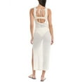 thumbnail image 2 of Onia womens  Knit Scoop Back Linen Maxi Dress, m, White, 2 of 3