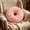 315#Pink, variant on 15.74in Round Donut Shaped Decorative Throw Pillow, Soft Cozy Breathable Cotton Material, Adorable Playful Stylish Design, Multi Scene Accent Cushion for Living Room Bedroom Kids Room
