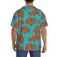 thumbnail image 3 of Fotbe Fun Octopus Camisa Estampada de Manga Corta para Hombre, Casual de Verano, Estilo Playero, Sin Arrugas-3X-Large, 3 of 5