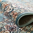 thumbnail image 5 of Rugs.com Rabia Collection Rug – 10' Round Blue Low Rug Perfect For Kitchens, Dining Rooms, 5 of 8