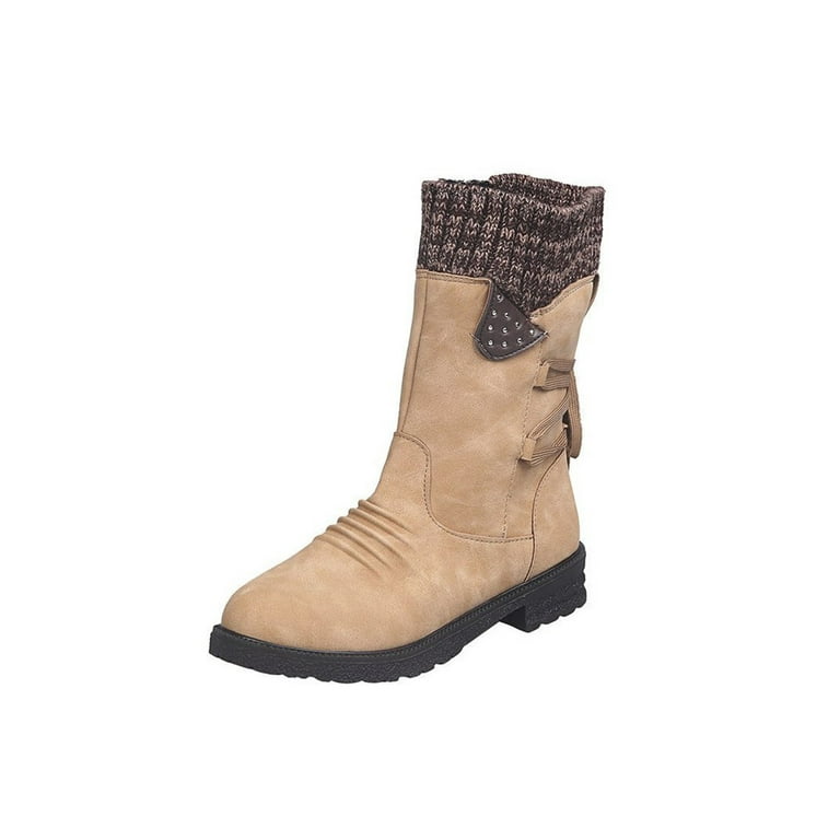 Knit sweater best sale cuff ankle boots