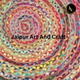 thumbnail image 4 of Jaipur Art And Craft Antique Braided Round Jute, Cotton Round Area Rug for Living Room and Kitchen (10x10 Sq Ft), 4 of 5