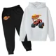 thumbnail image 3 of Conjunto de sudaderas con capucha para niños y niñas, sudaderas con capucha de dibujos animados y pantalones largos, traje de 2 piezas, conjuntos para niños, ropa de Blaze y los Monster Machines, 3 of 5