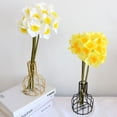 thumbnail image 3 of Ounissouiy Narcisos de seda artificial Toque real Ramo falso Flores Boda Decorativo Hogar Vacaciones Oficina Adornos Amarillo Type3 NO3, 3 of 6