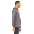 thumbnail image 3 of The Bella + Canvas Unisex Poly-Cotton Fleece Full-Zip Hoodie - STORM - L, 3 of 4