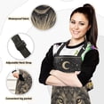 thumbnail image 2 of Enchanting Wolf Face Sun Moon Apron Set with Oven Mitts Pot Holders Set of 5 Kitchen Stuff Accessories, 2 of 6