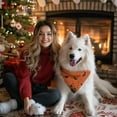 thumbnail image 4 of Dog Bandana 1 Pack,Halloween Spider Web and Bats Bandanas for Dogs,Cat Bandana,Small/ Large Dog Bandana 2 Size,Dog Bandanas Girl Boy, 4 of 5