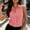 *Hot Pink, variant on ClodeEU Women's Plaid Sleeveless Collared Button Blouse,Slim Fit Crop Top for Summer Black,Women's Plus L