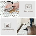 thumbnail image 4 of Anti Fatigue Mats for Kitchen Floor 17.3"x47", Cushioned Farmhouse Kitchen Rugs, Non Slip Waterproof Kitchen Floor Mat, Comfort Standing Mat for Laundry, Office, Sink, Desk Brown and White, 4 of 6