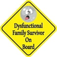 thumbnail image 4 of 6in x 6in Dysfunctional Family Survivor On Board Sticker, 4 of 4