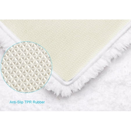 Livingbasics Microfiber Anti Slip Bath Mat Bathroom Rugs Floor Rug