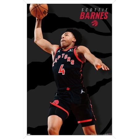 NBA Toronto Raptors – Scottie Barnes 22 Wall Poster 14.725 x 22.375 Framed