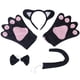 thumbnail image 4 of 4pcs Conjunto de Disfraz Gato Cosplay BLESIY Diadema Guantes Tie Tail Cola, 4 of 6
