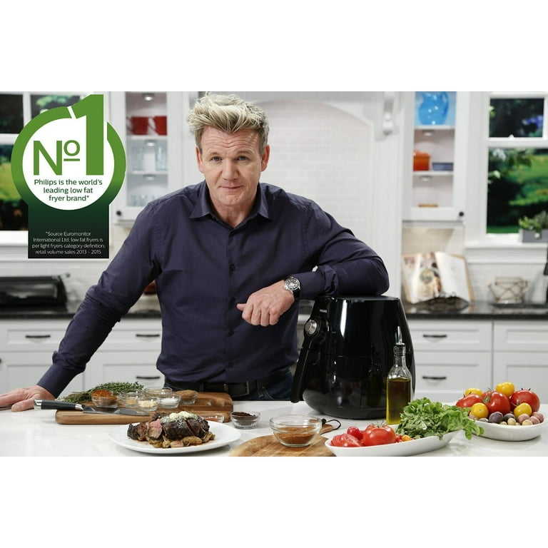 Philips Air Fryer Original Healthy with 75 Less Fat Black