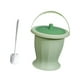 thumbnail image 4 of Escupidera, cubo y aro, cepillo de baño, orinal, botella para orina Verde, 4 of 9