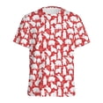 thumbnail image 2 of Bonita camiseta con estampado 3D de oso polar para hombre, camiseta con gráfico de animales de verano para niños, camiseta de manga corta con cuello redondo para mujer, camiseta de gran tamaño, 2 of 4