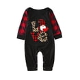 thumbnail image 2 of Pyjamas pour Bébé Bébé Noël Rayé Imprimé Combinaison à Manches Longues Vêtements de Famille Pyjamas Grande Taille Pyjamas en Liquidation, 2 of 4