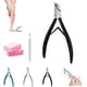 thumbnail image 1 of Outfany Easyclip, Grishay Easyclip Cortaúñas, Mango Largo Profesional para Uñas Encarnadas y Gruesas, Cortaúñas de Hoja Recta Antideslizante de Apertura Amplia (Negro), 1 of 7