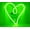 Green, variant on Neon Night Light, LED Neon Signs Night Light Heart Neon Lights Neon Lights for Kids Bedroom Battery USB Operated (Blue)