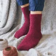 thumbnail image 5 of Calcetines gruesos de lana de Coral para hombre y mujer, felpa suave y transpirable para dormir en el hogar, toalla de piso interior, cálido, invierno, 3 pares, 5 of 5