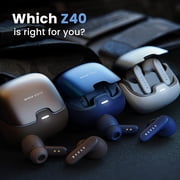 Boult AirBass Z40 True Wireless Earbuds with 60H Playtime, Zen™ ENC Mic, Low Latency Gaming, Type-C Fast Charging, Blue, New, 1 Count, 1 Pack
