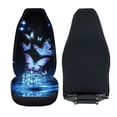 thumbnail image 6 of XYZCANDO Butterfly Pattern Automotive Seat Protector Cover Breathable Cloth Durable Car Seat Covers Interior Front Seat, Waterproof Non-Slip Truck Van, 6 of 10