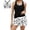 Swimsuit-249Black, variant on Gamivast Swimsuits for Women Tankini Swimsuits 3 Piece Floral Print Tank Top Swim Shorts Sports Bra Athletic Swimwear Beach Pool Vacation