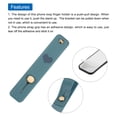 thumbnail image 4 of 2 Pcs Phone Loop Finger Holder Silicone Phone Strap Grip Holder for Most Smartphones Blue,Navy, 4 of 6
