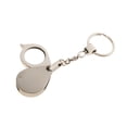 thumbnail image 4 of 2x Mini Keychain 15X Glass Lens Magnifying Body Metal Chain Yuyangstore mini lupa lupa, 4 of 8