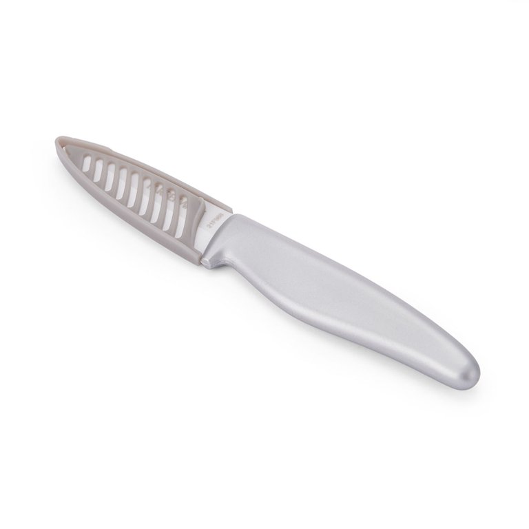 Farberware Holiday 3.5-inch Paring Knife with Merry Xmas Pattern 