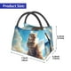 thumbnail image 2 of Balery Blue Sky Winged Cat Bolsa de Aislamiento Portátil – Bolsa de Almuerzo con Forro de Aluminio Mejorado, Funda Impermeable y Fácil de Limpiar para Picnic y Caja de Almuerzo, 2 of 6