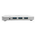 thumbnail image 2 of Eaton Tripp Lite Series USB C Laptop Docking Station w/ mDP, HDMI, VGA, GbE, 4K @ 30 Hz, Thunderbolt 3 - USB-A, PD Charging, Silver, USB Type-C - Docking station - USB-C 3.1 / Thunderbolt 3 - VGA, HDMI, Mini DP - 1GbE, 2 of 10