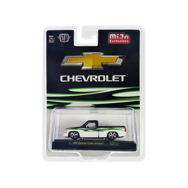 1990 Chevrolet C1500 Silverado Truck Black and White w/Graphics